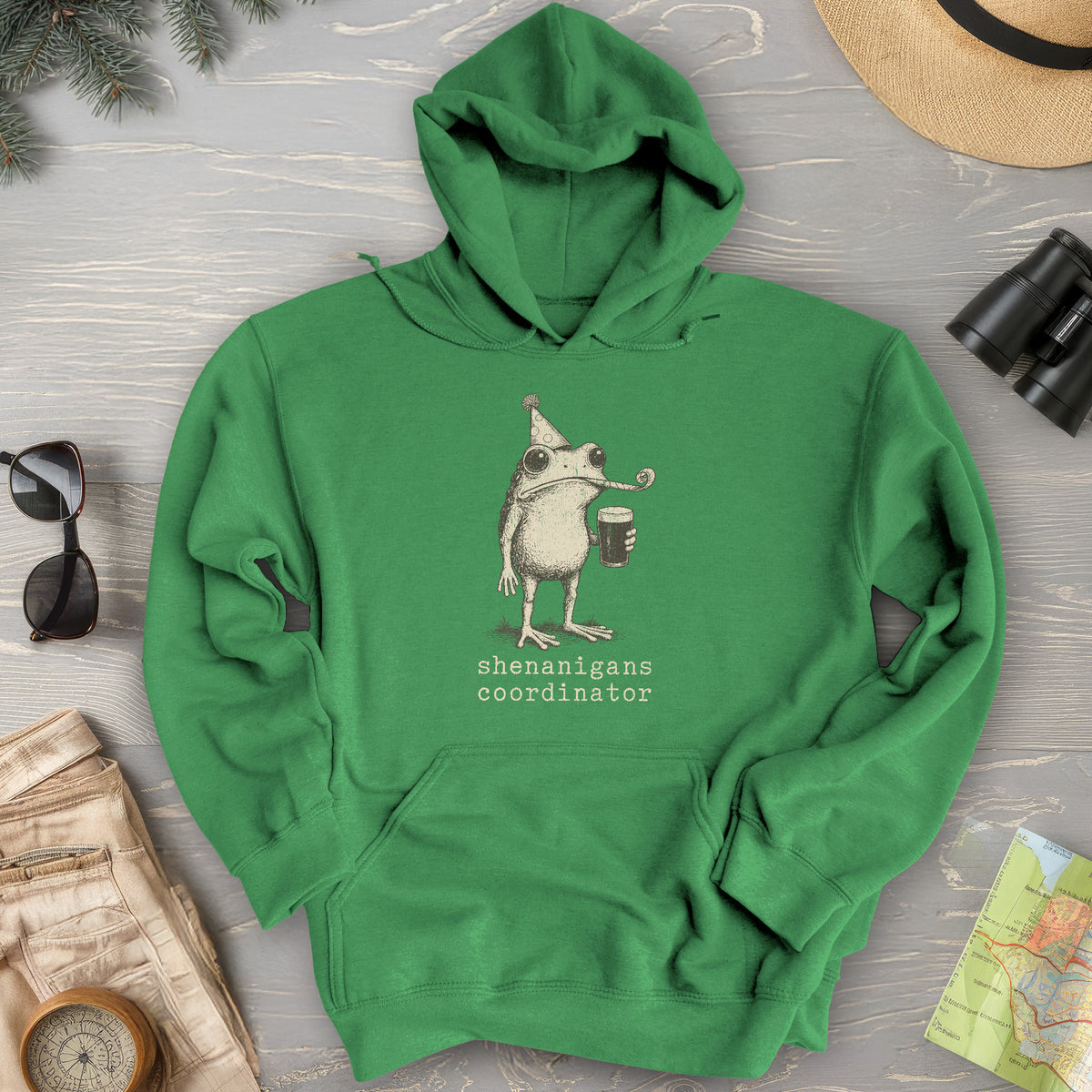 Shenanigans Coordinator Frog Hoodie