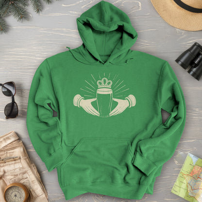 Claddagh Irish Beer Hoodie