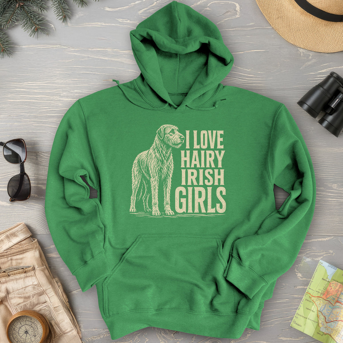 Irish Wolfhound Lover Hoodie