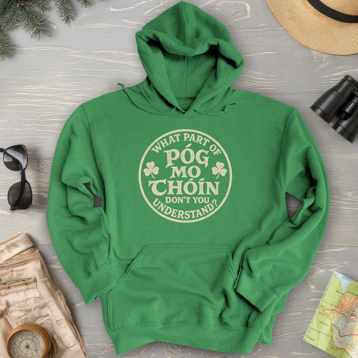 Pog Mo Thoin Badge Hoodie