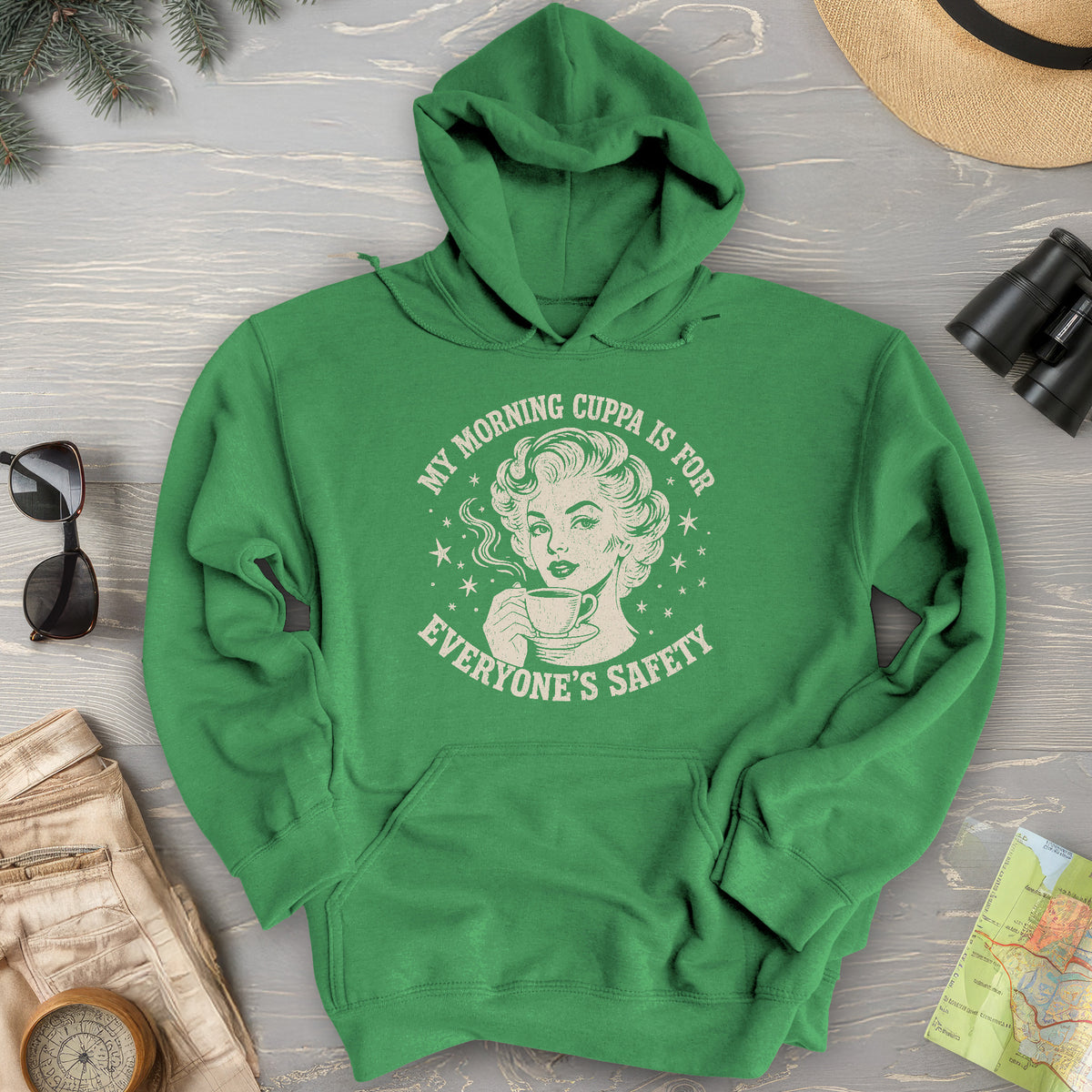 Morning Cuppa Safety Hoodie