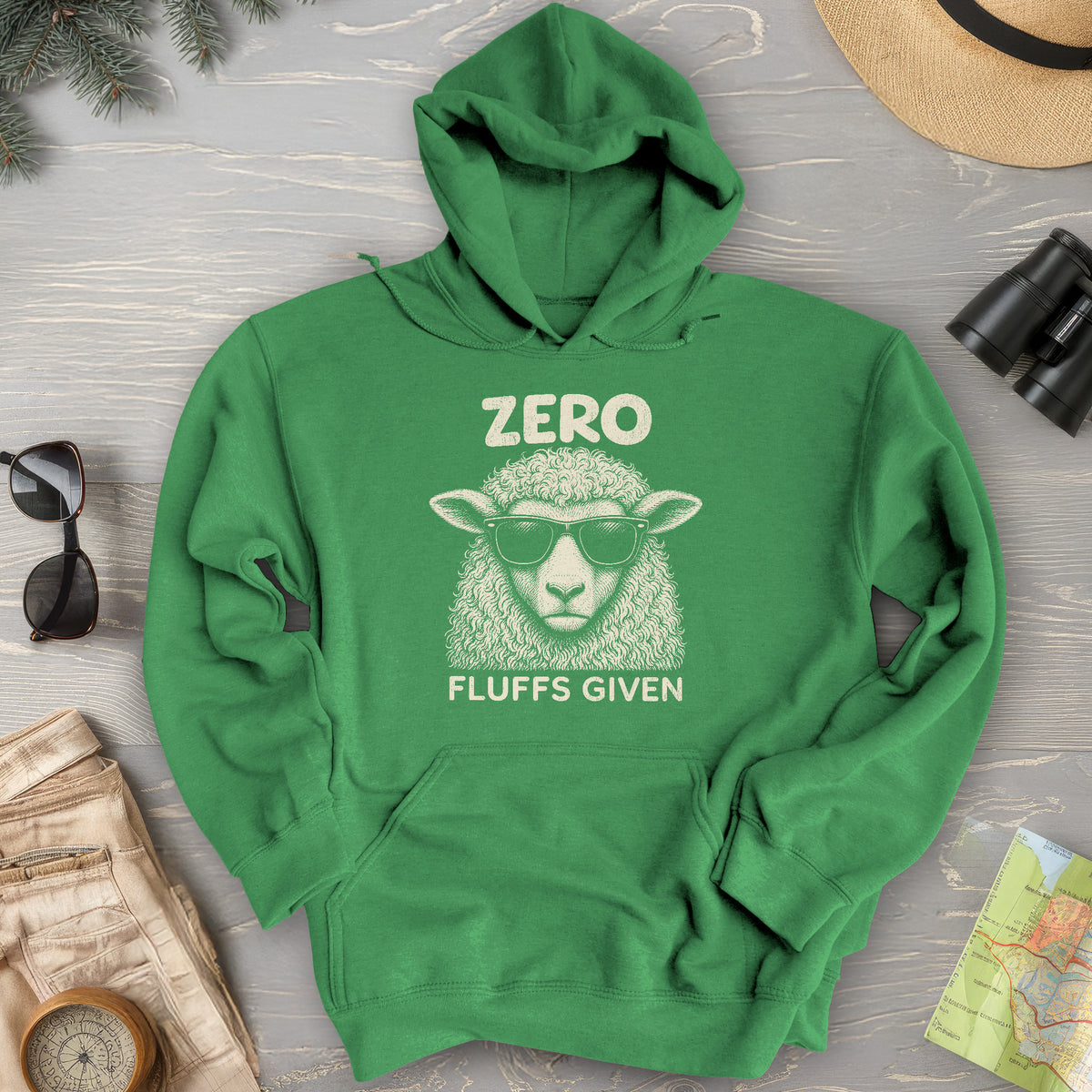 Zero Fluffs Given Hoodie
