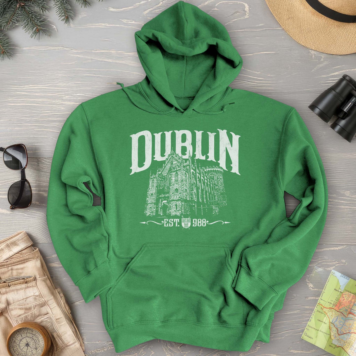 Dublin Ireland Castle Hoodie