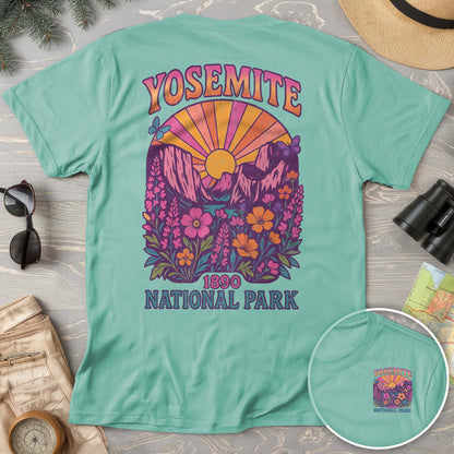 Yosemite Retro Vibes Front/Back Comfort Colors T-Shirt