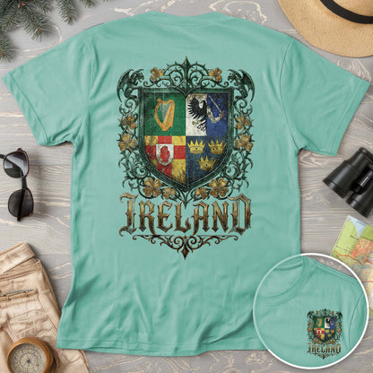 Irish Gothic Arms Front/Back Print Comfort Colors T-shirt