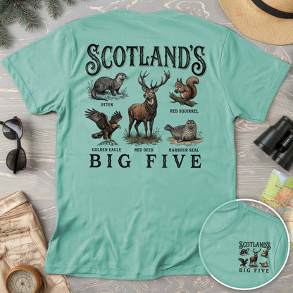 Scotland's Big Five Comfort Colors T-shirt