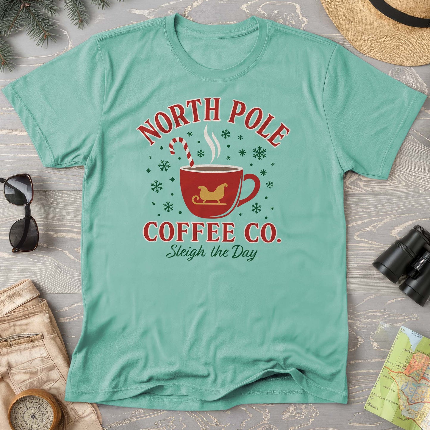 North Pole Coffee Company Comfort Colors T-Shirt