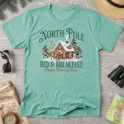 North Pole Bed and Breakfast "Heavenly Peace" Comfort Colors T-Shirt