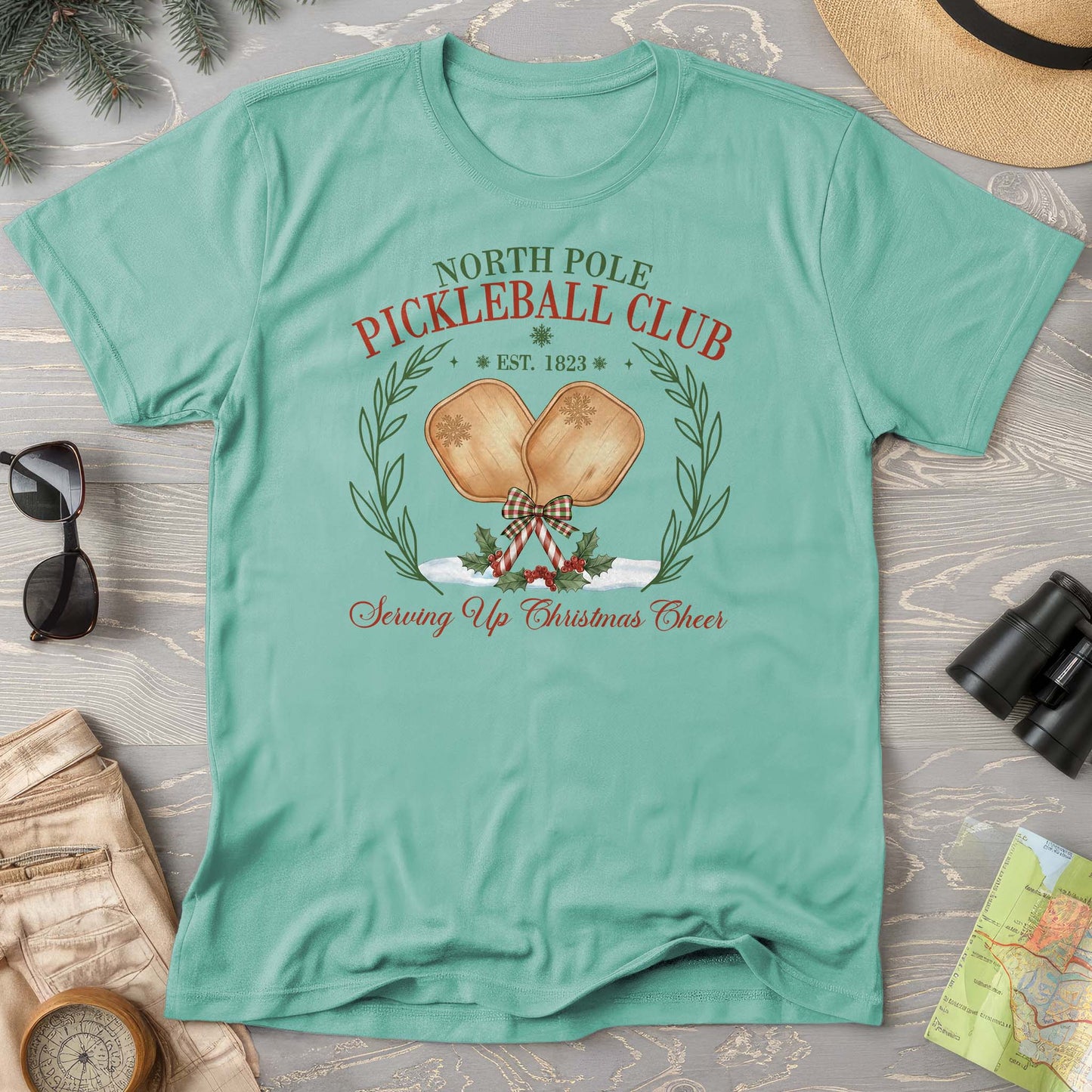 North Pole Pickleball Club Comfort Colors T-Shirt