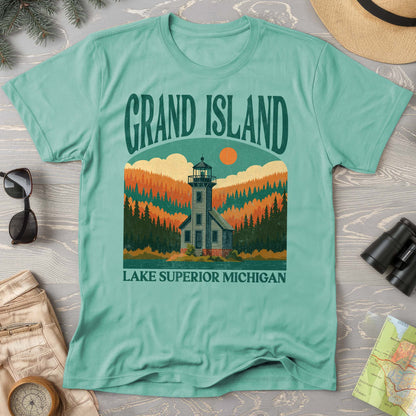 Grand Island Michigan "Big and Bold" Comfort Colors T-Shirt