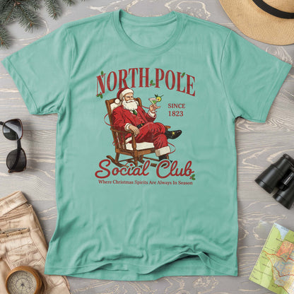 North Pole Social Club Comfort Colors T-shirt