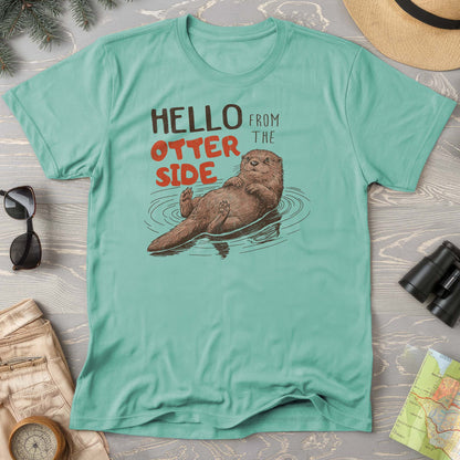 Hello From the Otter Side Comfort Colors T-shirt