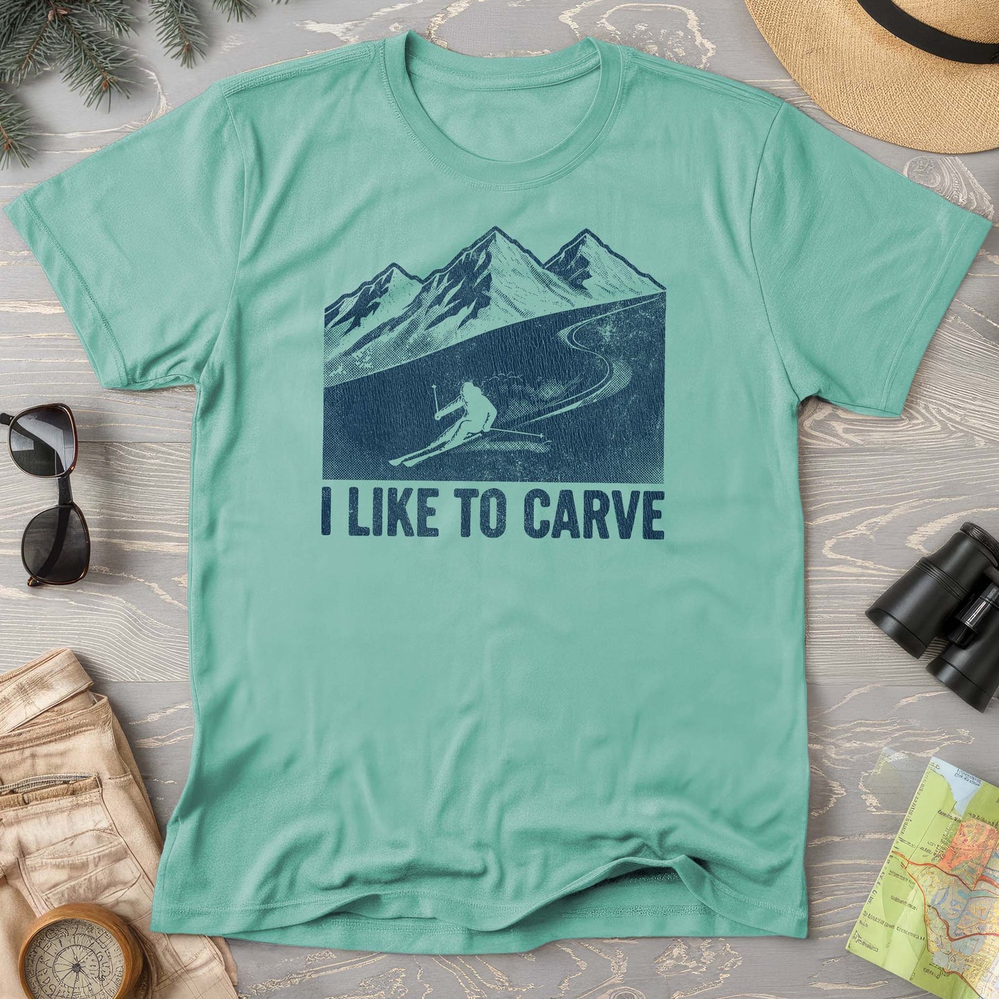 I Like To Carve Comfort Colors T-shirt