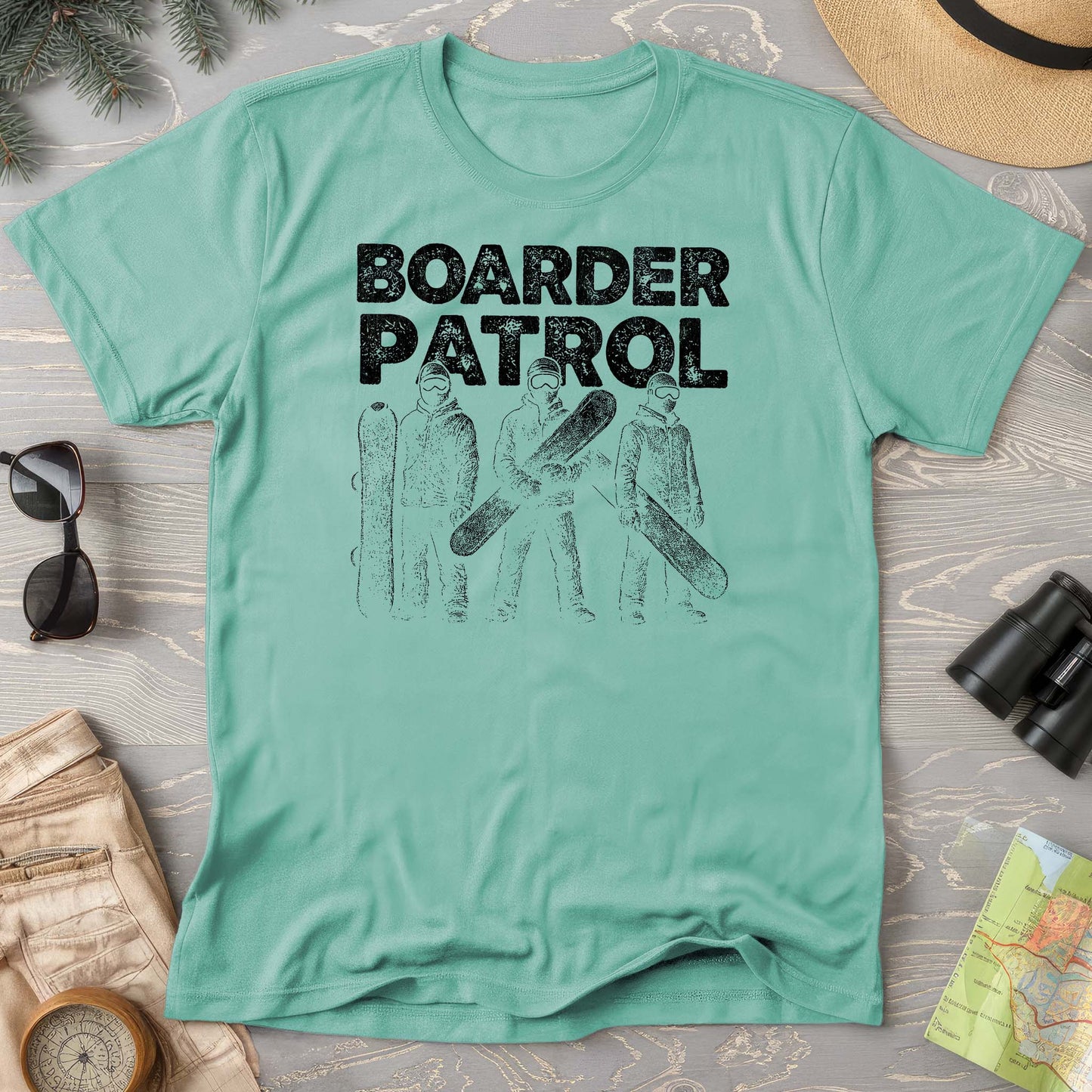 Boarder Patrol T-shirt