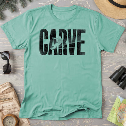 Carve Snowboard Comfort Colors T-shirt