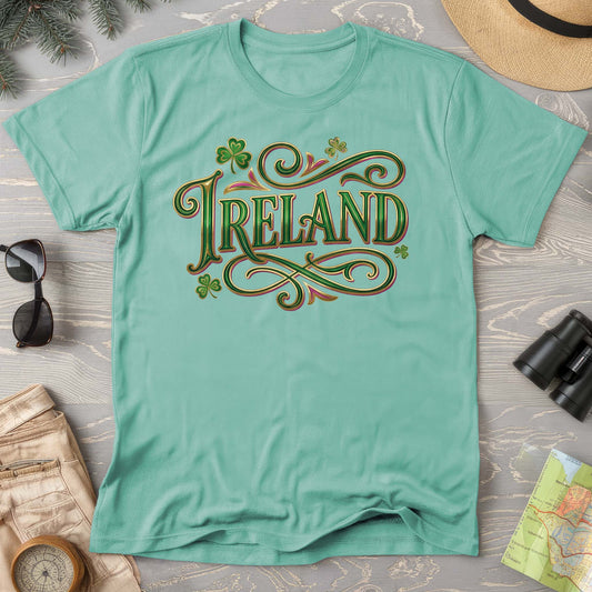 Ireland Glitter Pop Comfort Colors T-shirt
