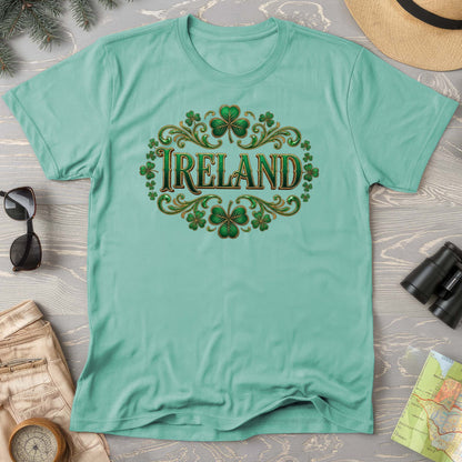 Ireland Shamrock Emblem Comfort Colors T-shirt