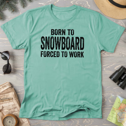 Born To Snowboard Comfort Colors T-shirt