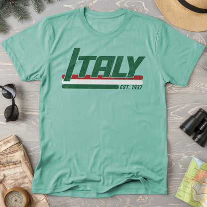 Italy Retro Stripe T-Shirt
