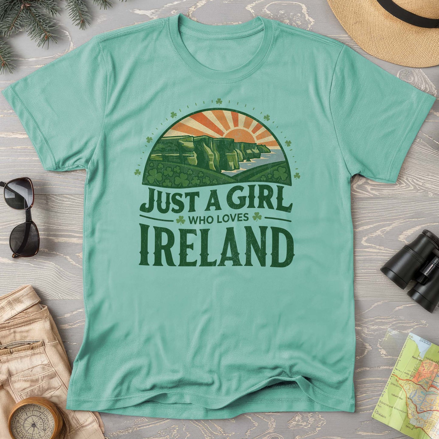 Just a Girl Who Loves Ireland T-Shirt