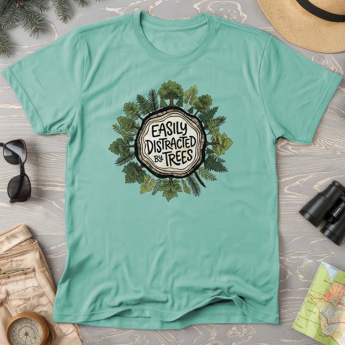 Distracted By Trees T-Shirt - 2026031801