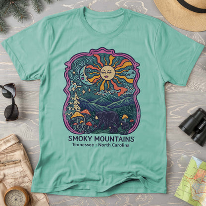 Smoky Mountains Groovy Bears T-Shirt