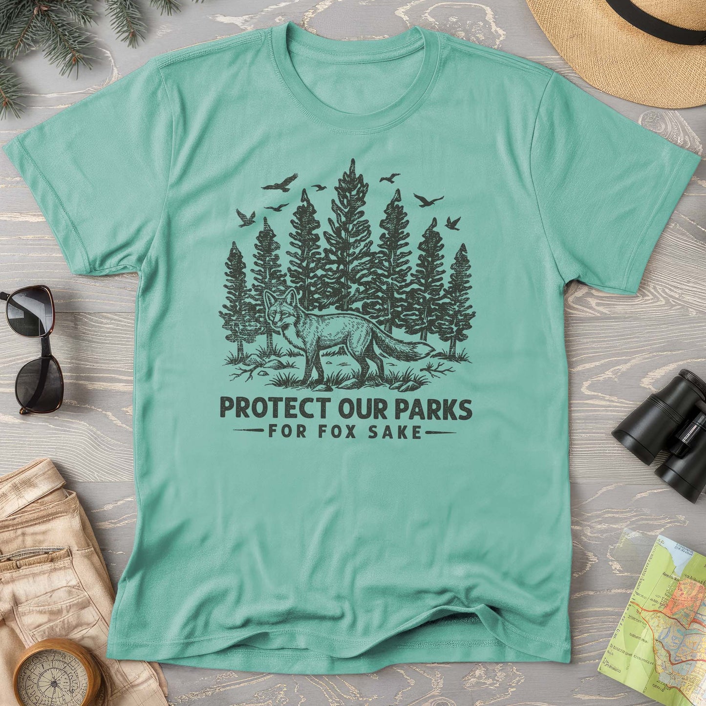 Protect Our Parks Fox Sake T-Shirt