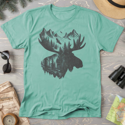 Moose Double Exposure T-Shirt