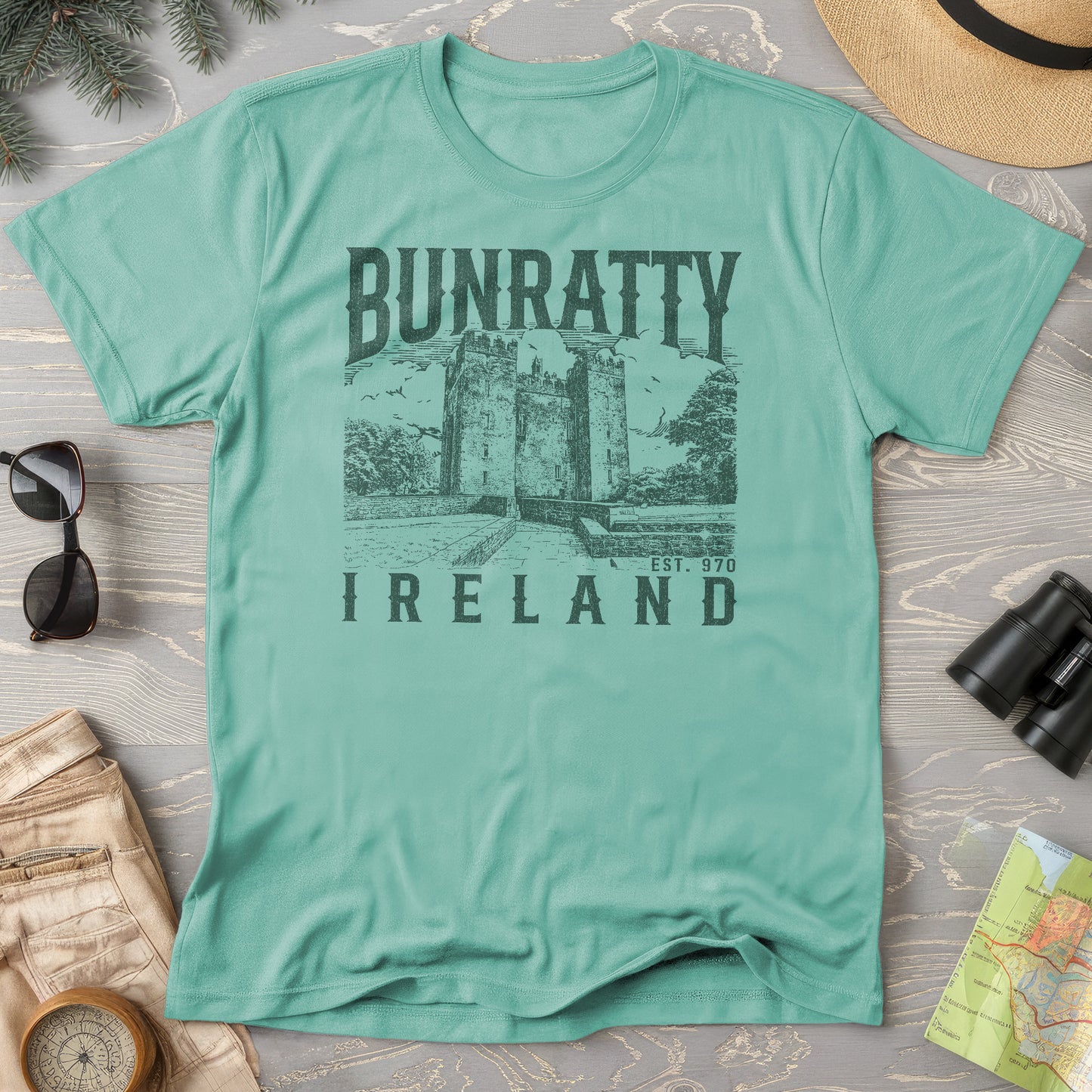 Bunratty Ireland Sketch T-Shirt