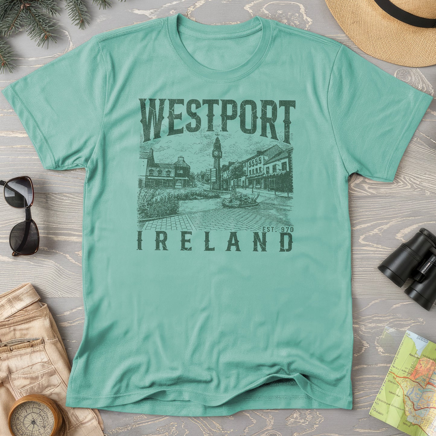 Westport Ireland Sketch T-Shirt