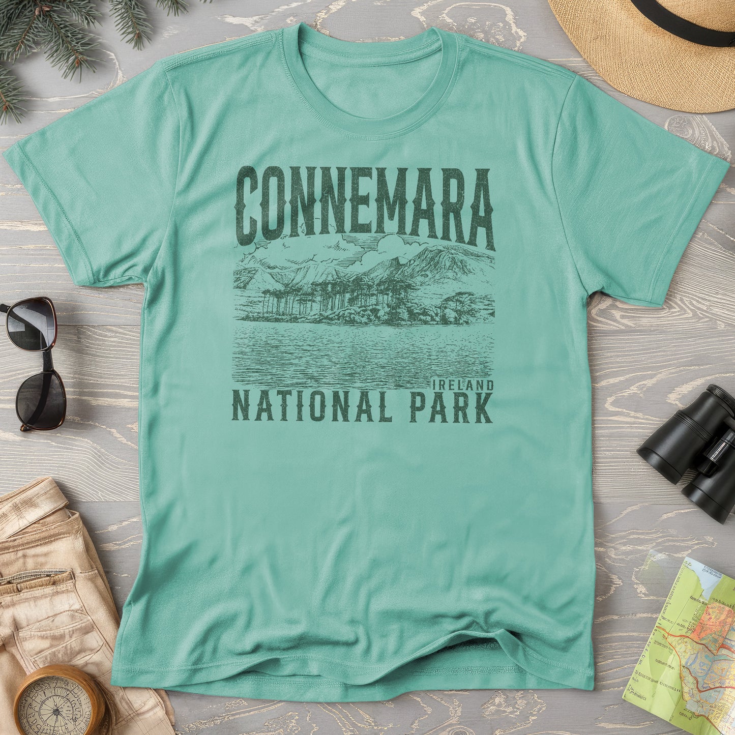 Connemara Ireland Sketch T-Shirt