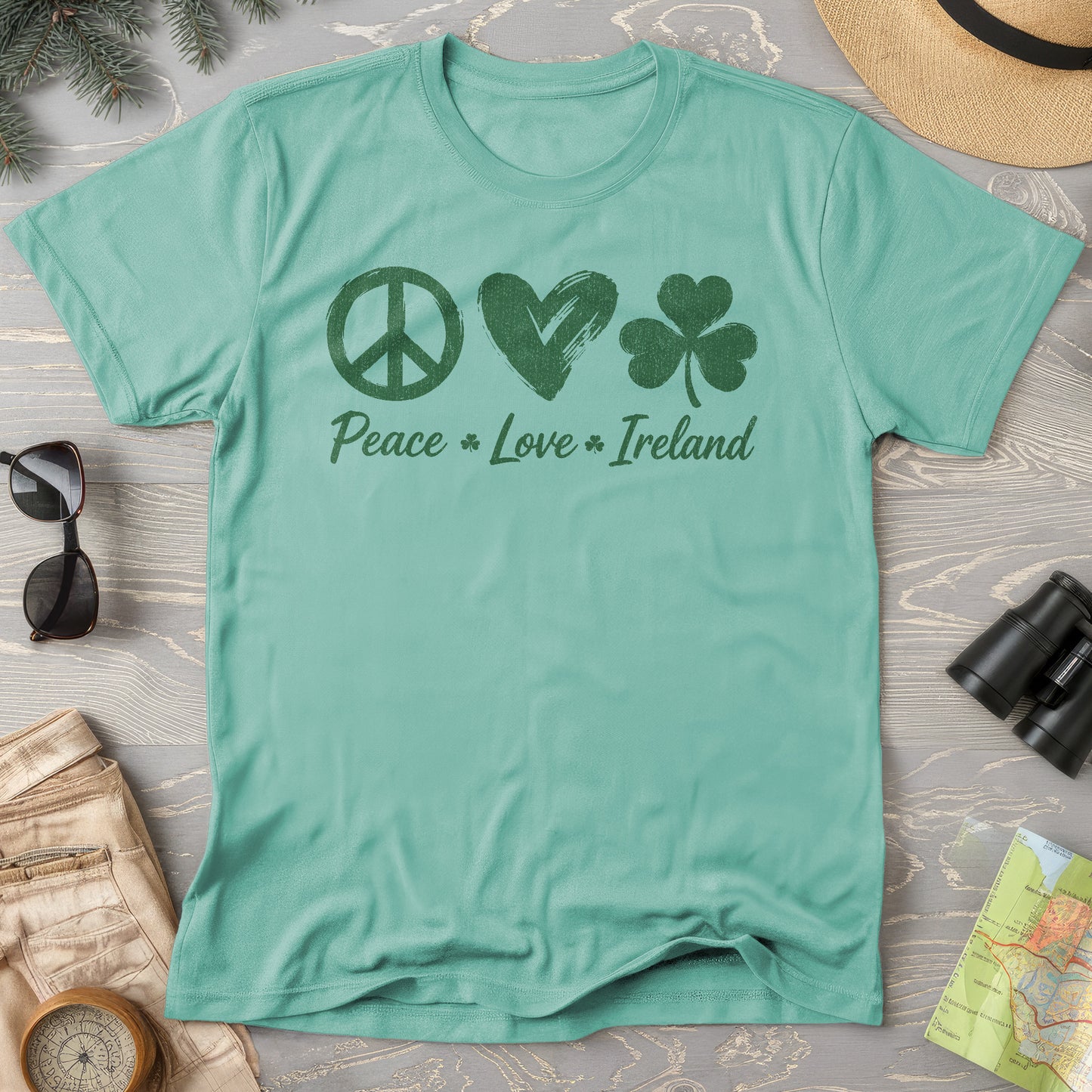 Peace Love Ireland T-Shirt
