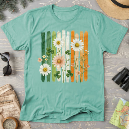 Irish Flower Stripes T-Shirt