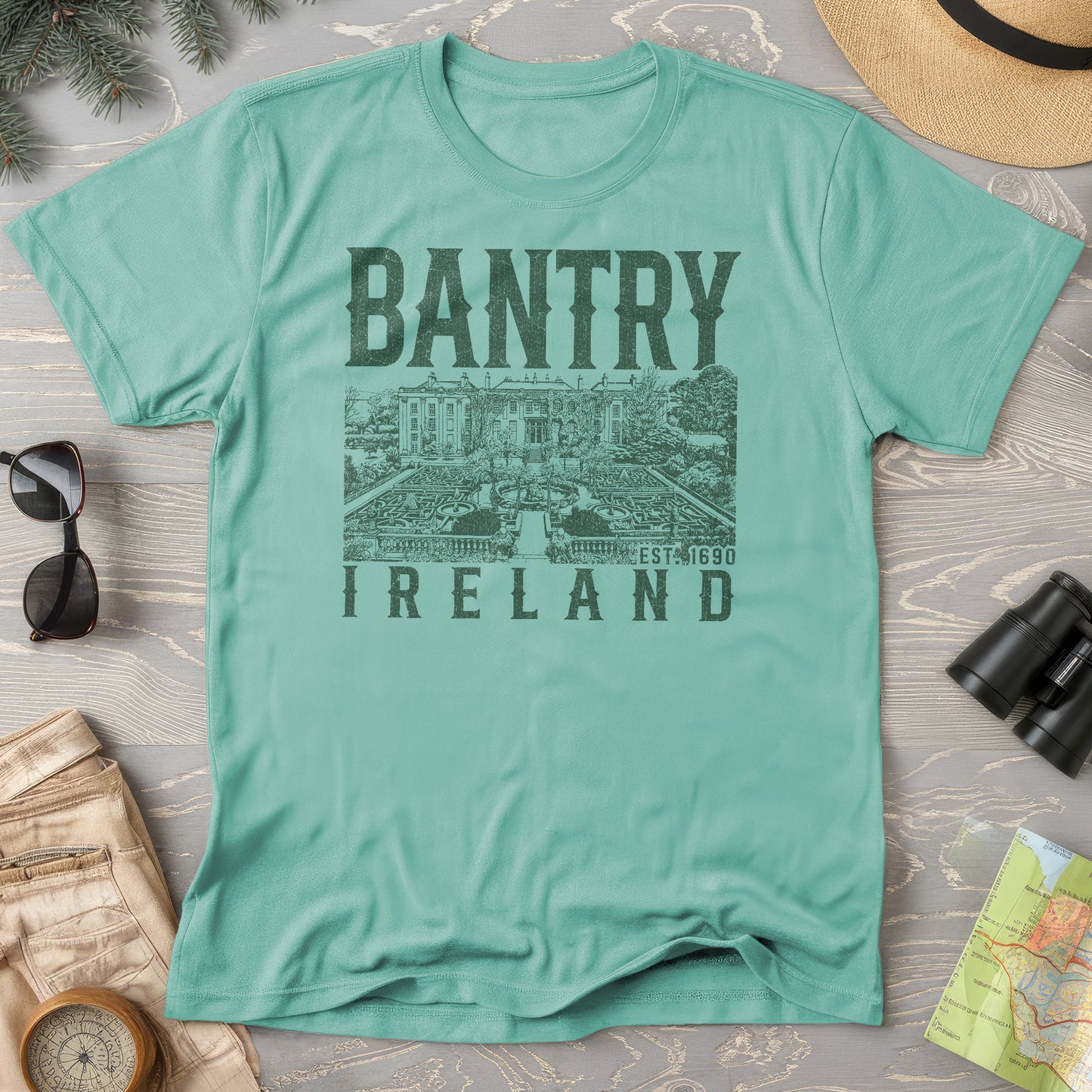 Bantry Ireland Sketch T-Shirt