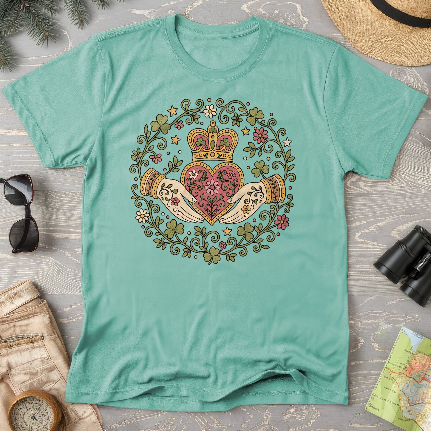 Claddagh Florals T-Shirt