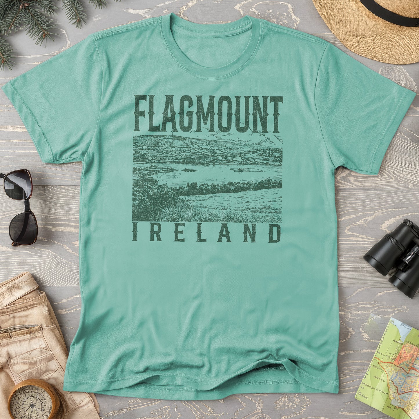 Flagmount Ireland Sketch T-Shirt