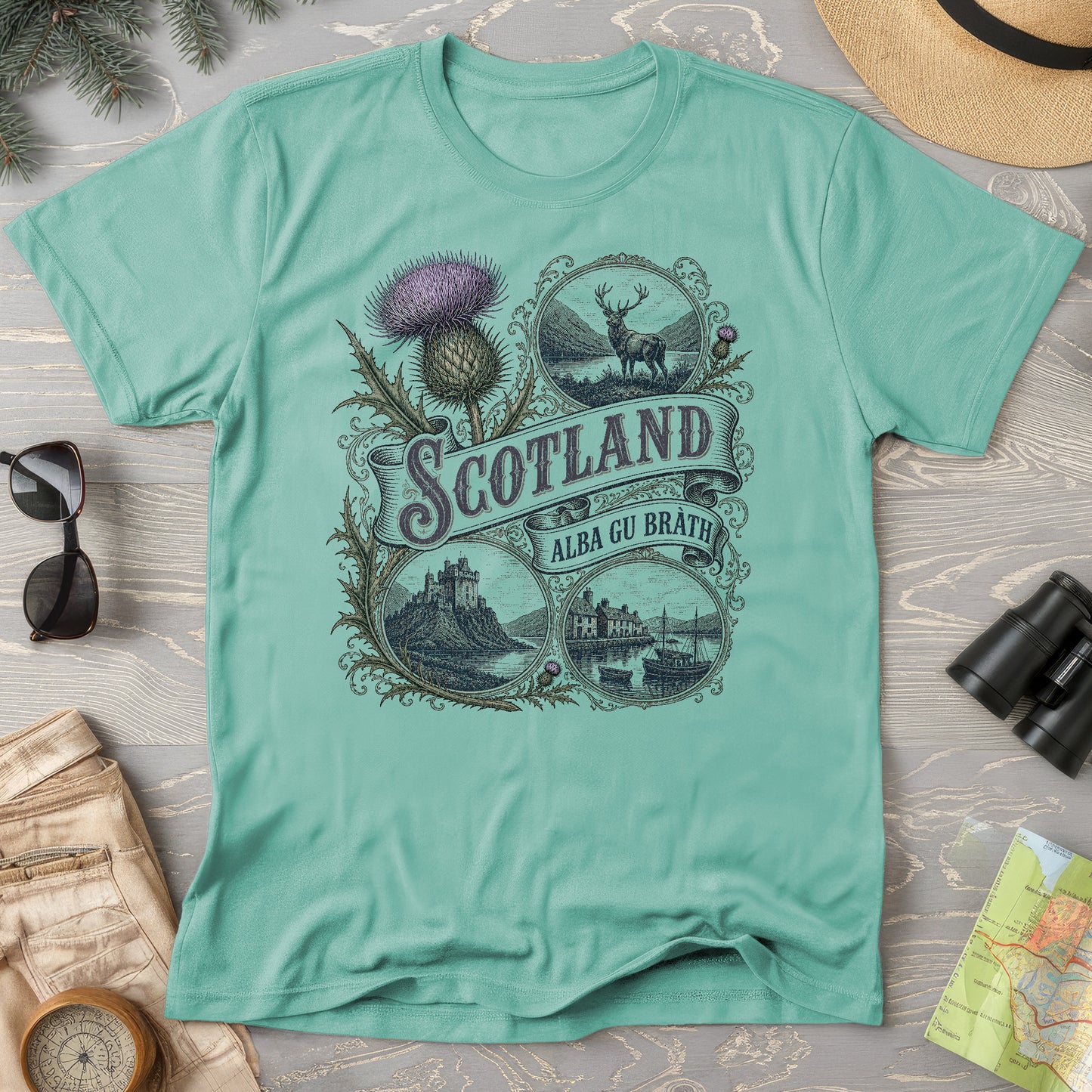 Scotland Vignettes T-Shirt