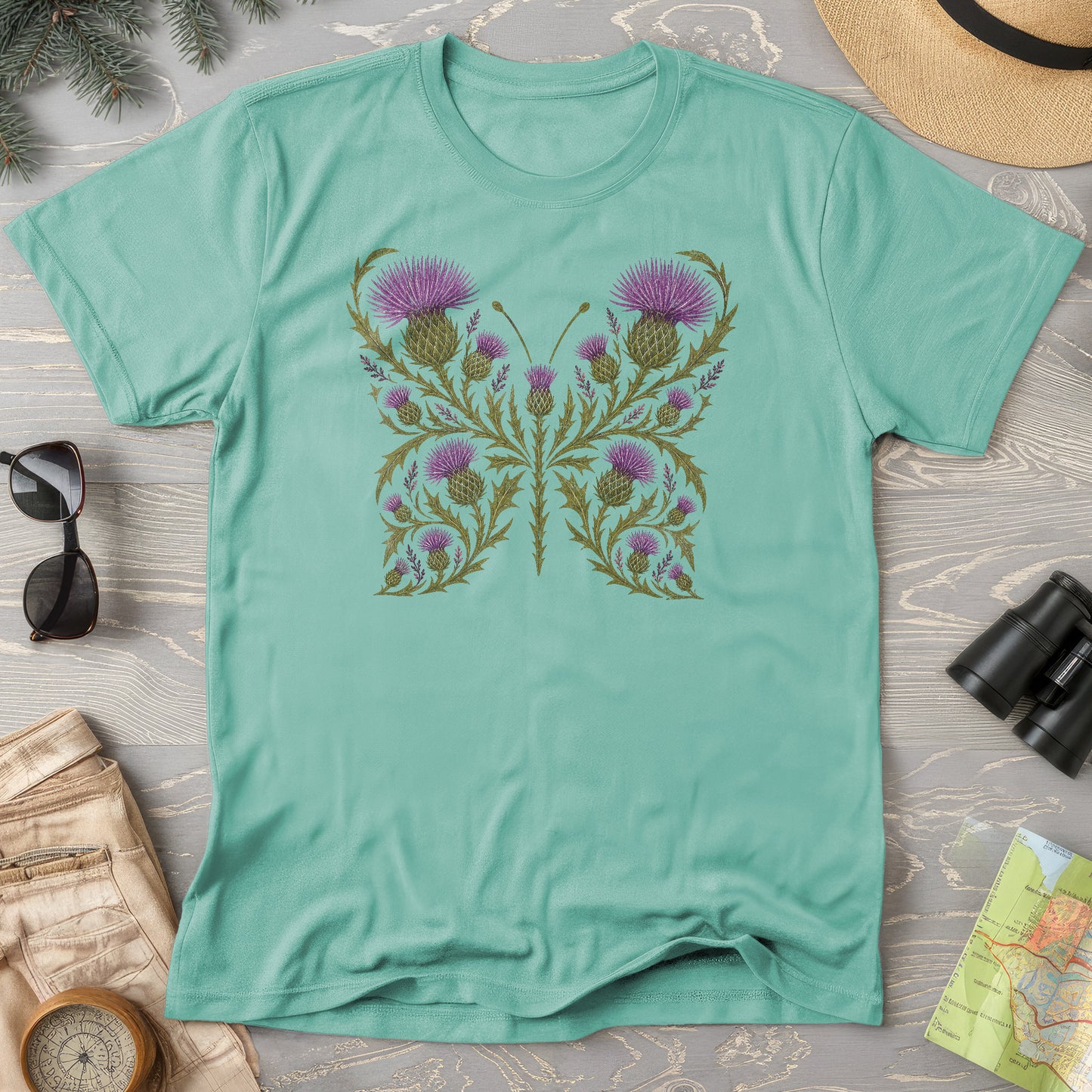 Thistle Butterfly 2 T-Shirt