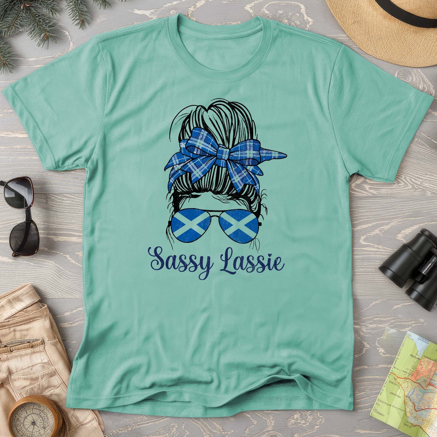 Scottish Sassy Lassy T-shirt