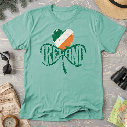 Ireland Shamrock Flag T-Shirt