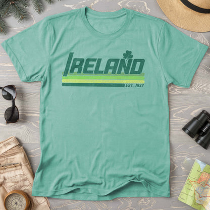 Ireland Retro Stripe Comfort Colors T-Shirt