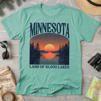 Minnesota 10000 Lakes "Big and Bold" Comfort Colors State T-Shirt