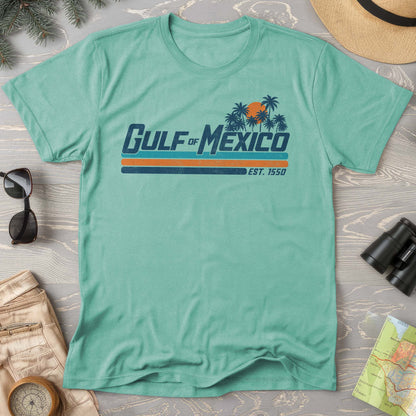 Gulf of Mexico Retro Stripe Comfort Colors T-Shirt