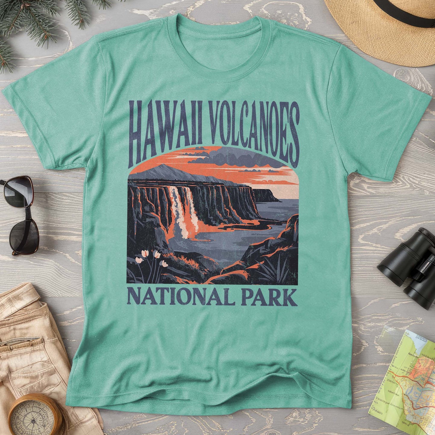 Hawaii Volcanoes National Park "Big and Bold" Comfort Colors T-Shirt