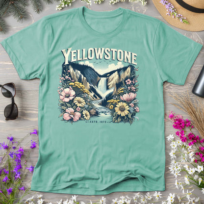 Yellowstone National Park "Wildflower" Comfort Colors T-Shirt