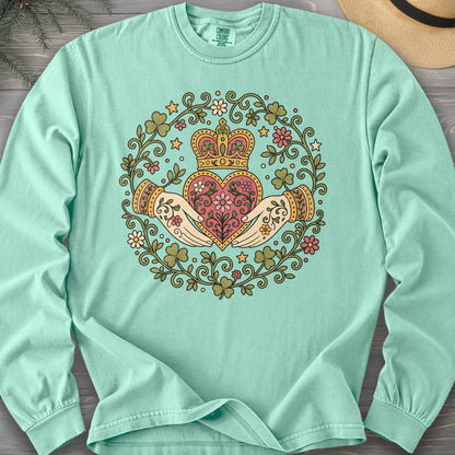 Claddagh Florals Long Sleeve Shirt