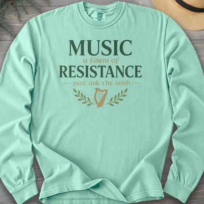 Music Resistance Irish Long Sleeve Shirt