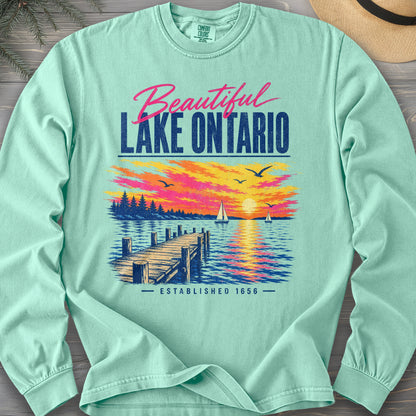 Lake Ontario Color Burst Long Sleeve Shirt