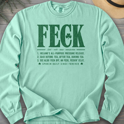 Feck Definition Comfort Colors 6014 Long Sleeve