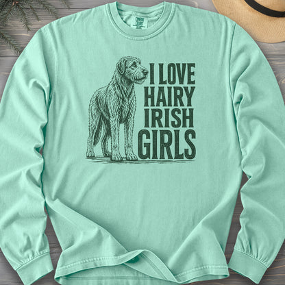 Irish Wolfhound Lover Comfort Colors 6014 Long Sleeve